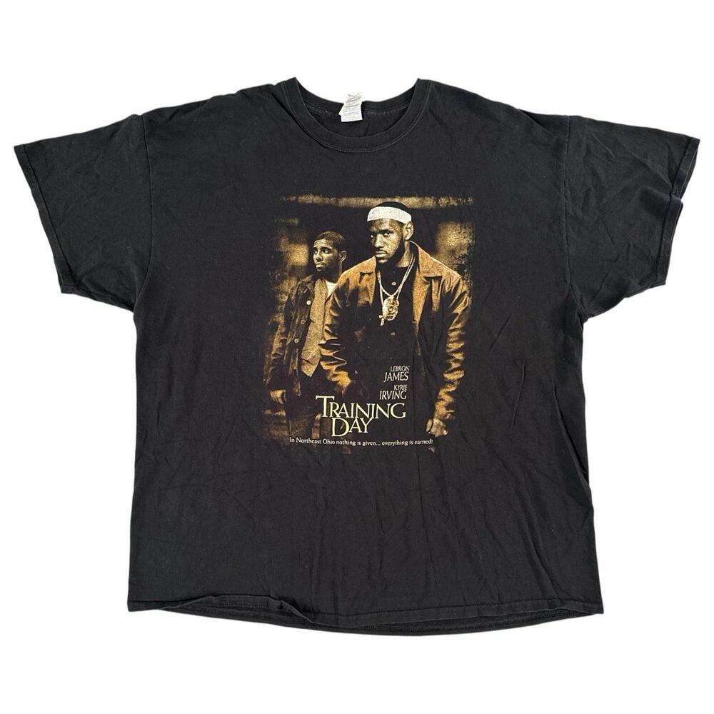 Lebron James  Kyrie Irving Training Day T-Shirt Tee  Movie